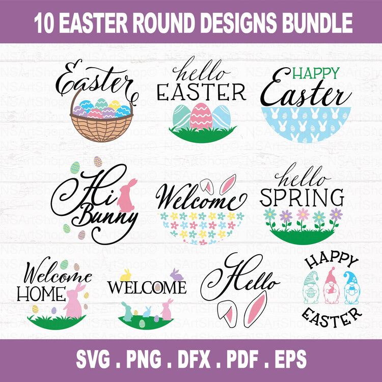 Easter Door Hanger SVG Bundle