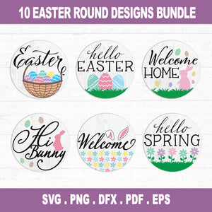 Easter Door Hanger SVG Bundle