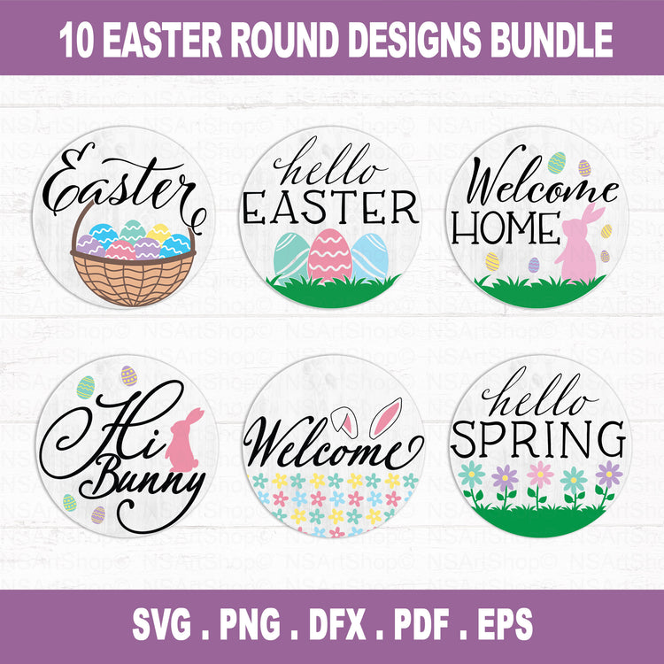 Easter Door Hanger SVG Bundle