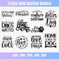 Dog SVG bundle Retro