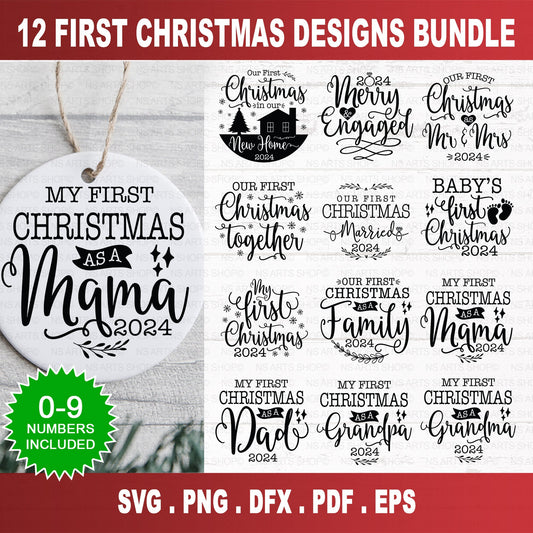 First Christmas SVG Bundle