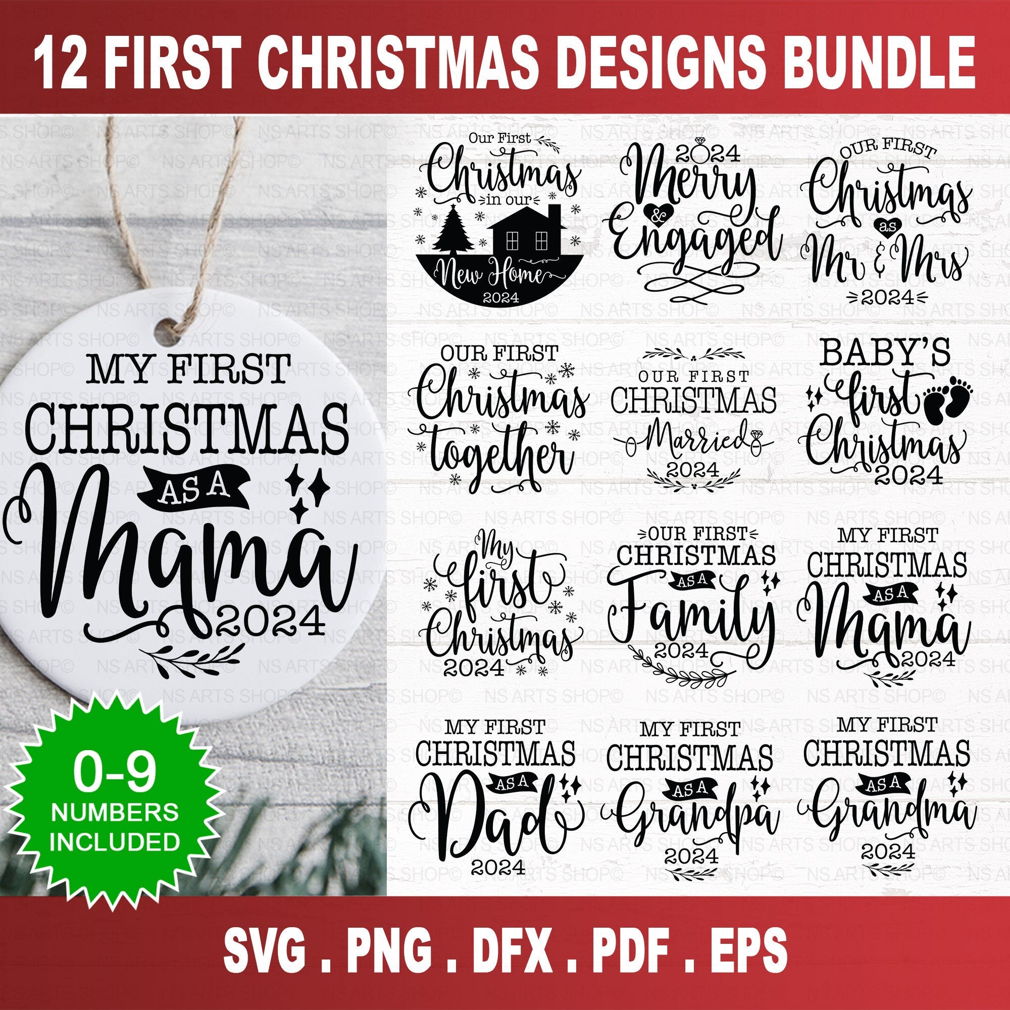 First Christmas SVG Bundle