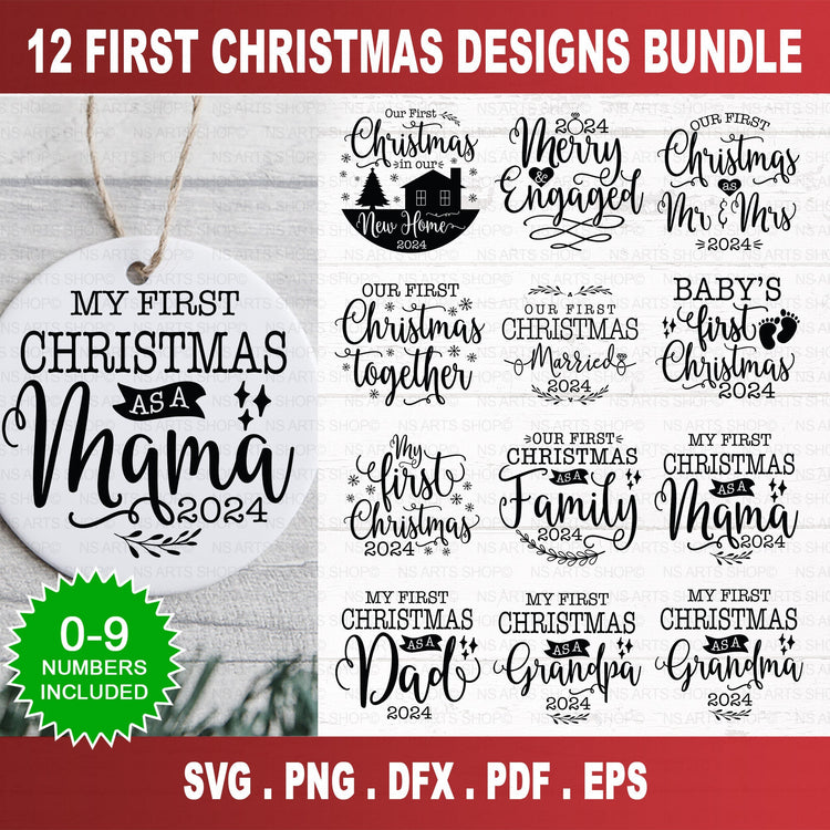 First Christmas SVG Bundle