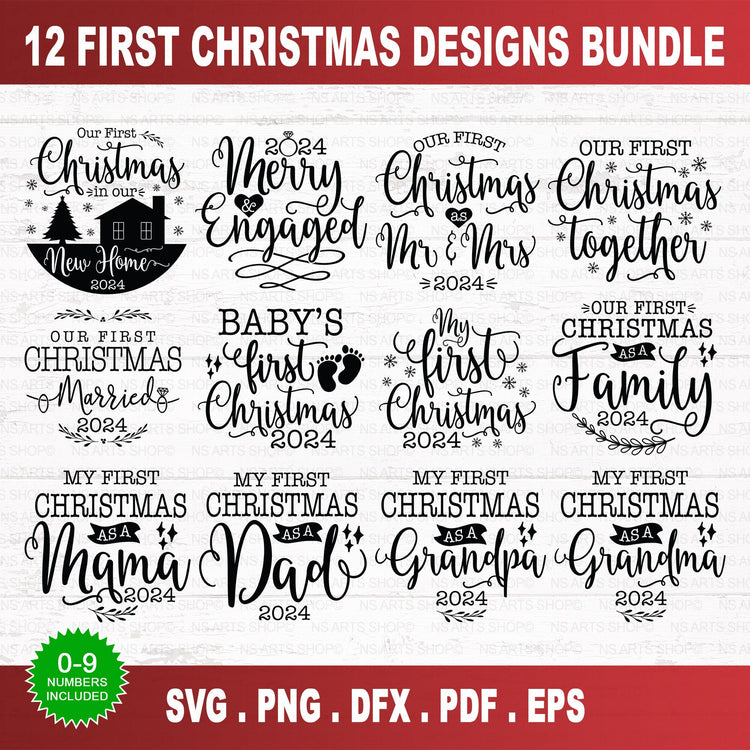 First Christmas SVG Bundle