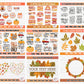 Halloween, Thanksgiving and Fall Mega SVG Bundle