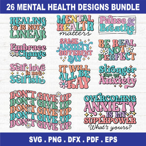 Mental Health SVG Bundle