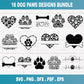 Paw Print SVG Bundle