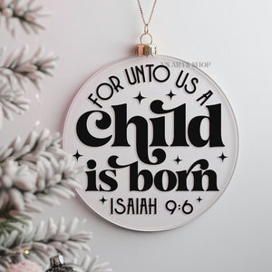 Christian Christmas Ornaments SVG Bundle