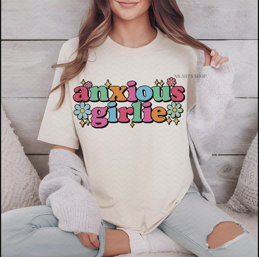 Anxious Girlie SVG File