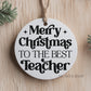 Teacher Christmas Ornament SVG Bundle