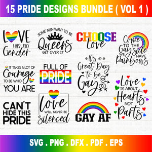 Pride SVG Bundle