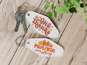 Fall Motel Keychain SVG Bundle