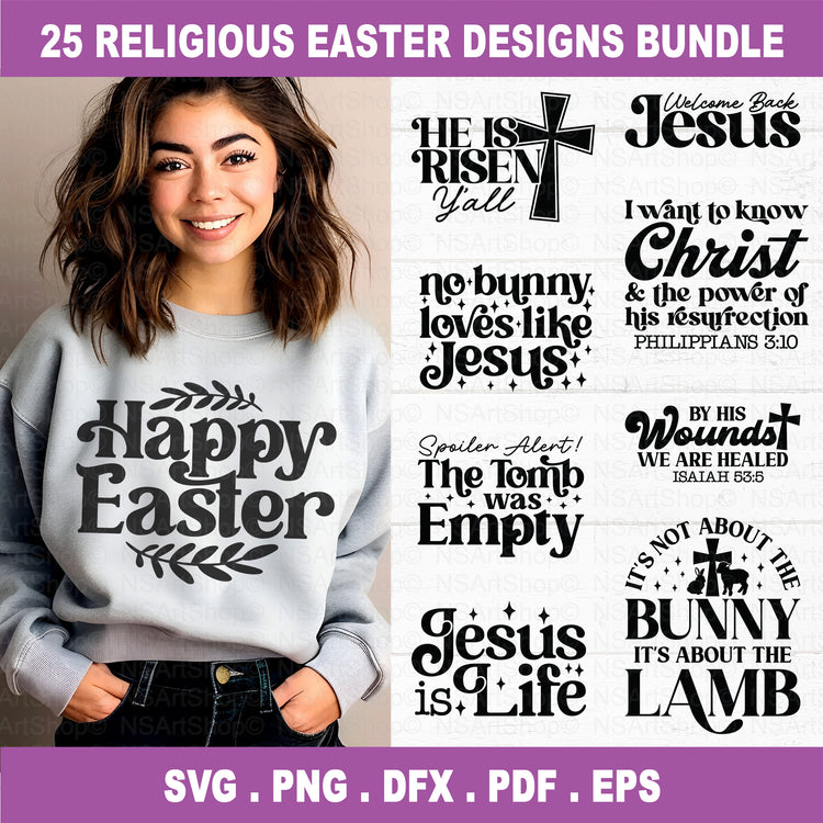 Religious Easter SVG Bundle