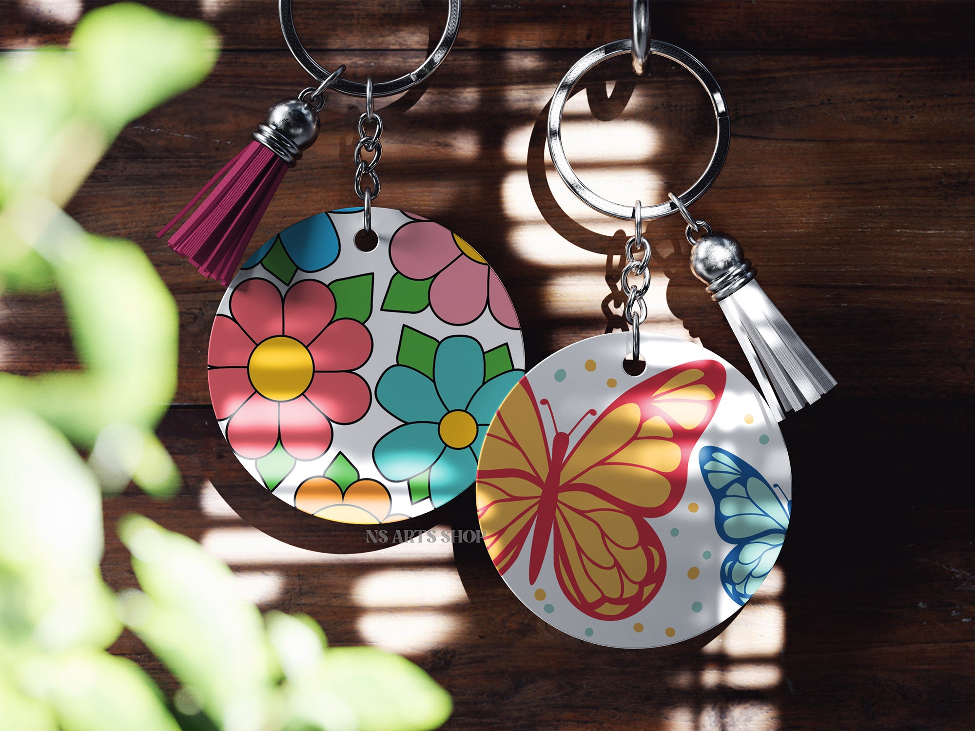 Round Keychain SVG Bundle