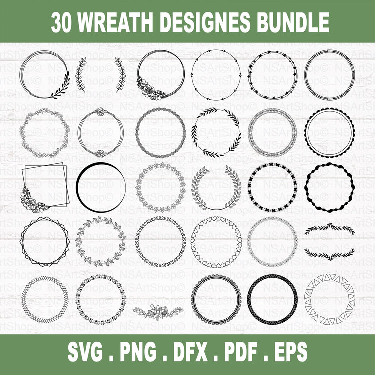 Wreath SVG Bundle