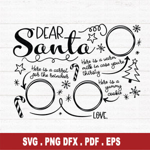 Santa Tray SVG