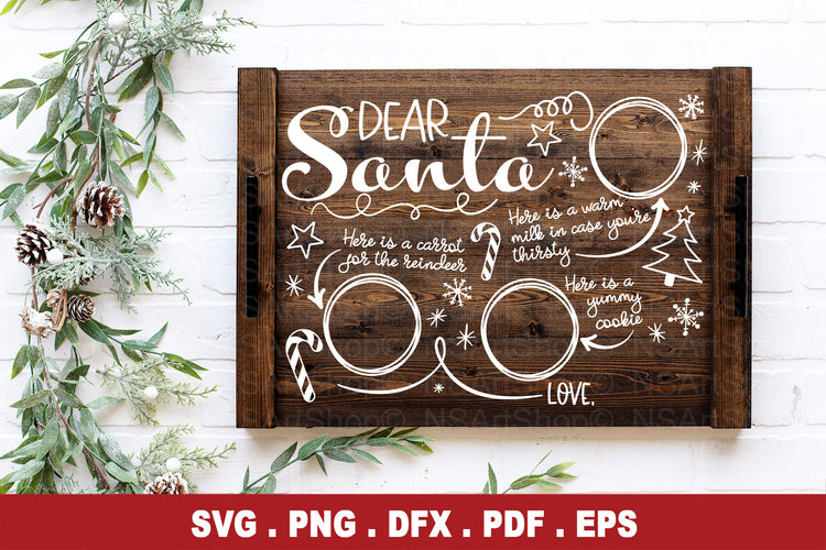 Santa Tray SVG