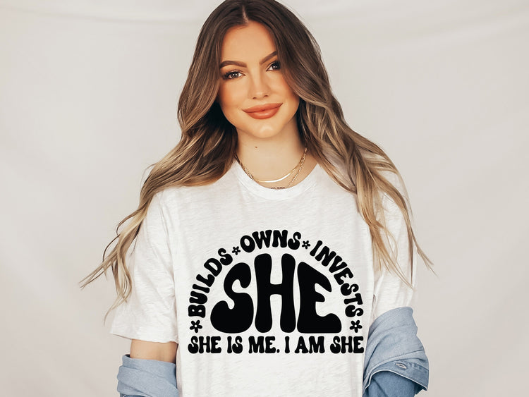 She Build Own Invest SVG