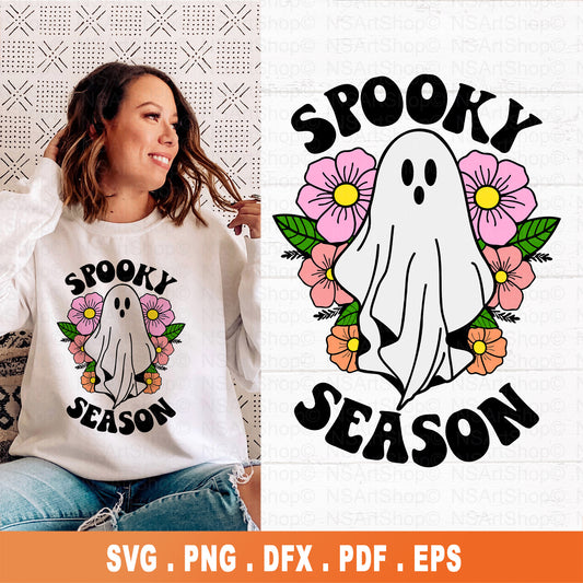 Spooky Season SVG Ghost