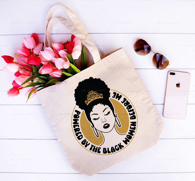 afro black women with a tiara svg file