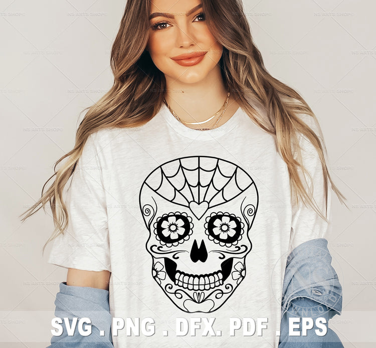 Sugar Skull SVG