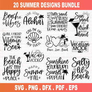 Summer Beach SVG Bundle