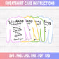 Care Instruction Card Digital Print Bundle