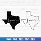 Texas Map SVG