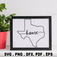 Texas Map SVG