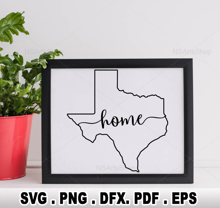 Texas Map SVG