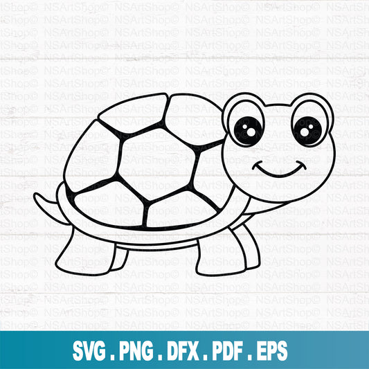 Baby Turtle SVG