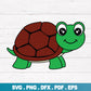 Baby Turtle SVG Outline