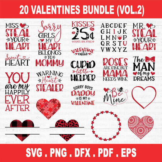 Valentine's Day SVG Bundle