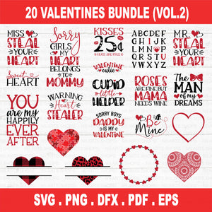 Valentine's Day SVG Bundle