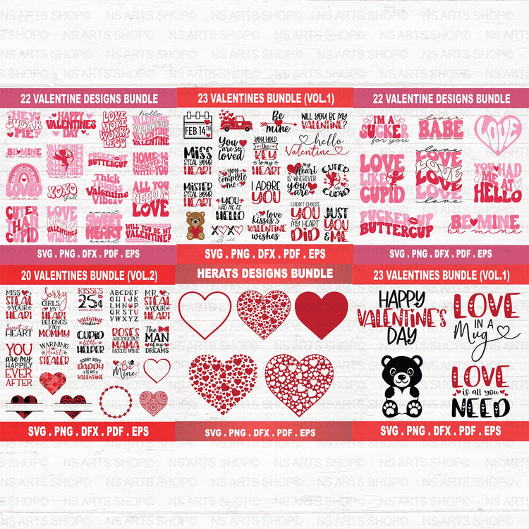 Valentine Mega SVG Bundle