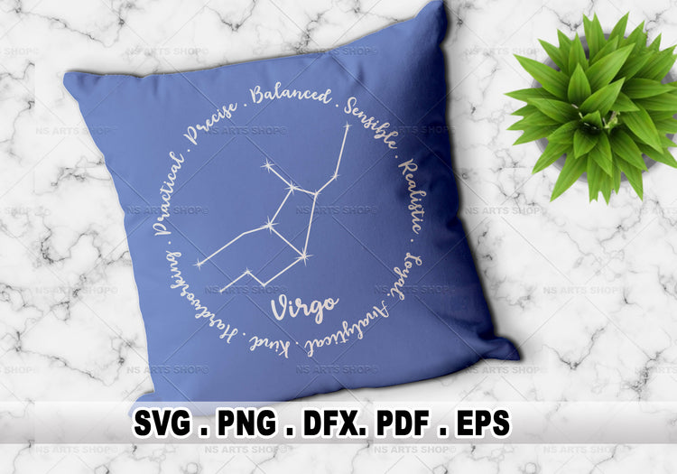 Virgo Zodiac Sign SVG