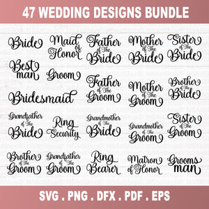 Wedding SVG Bundle