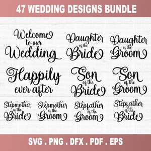 Wedding SVG Bundle