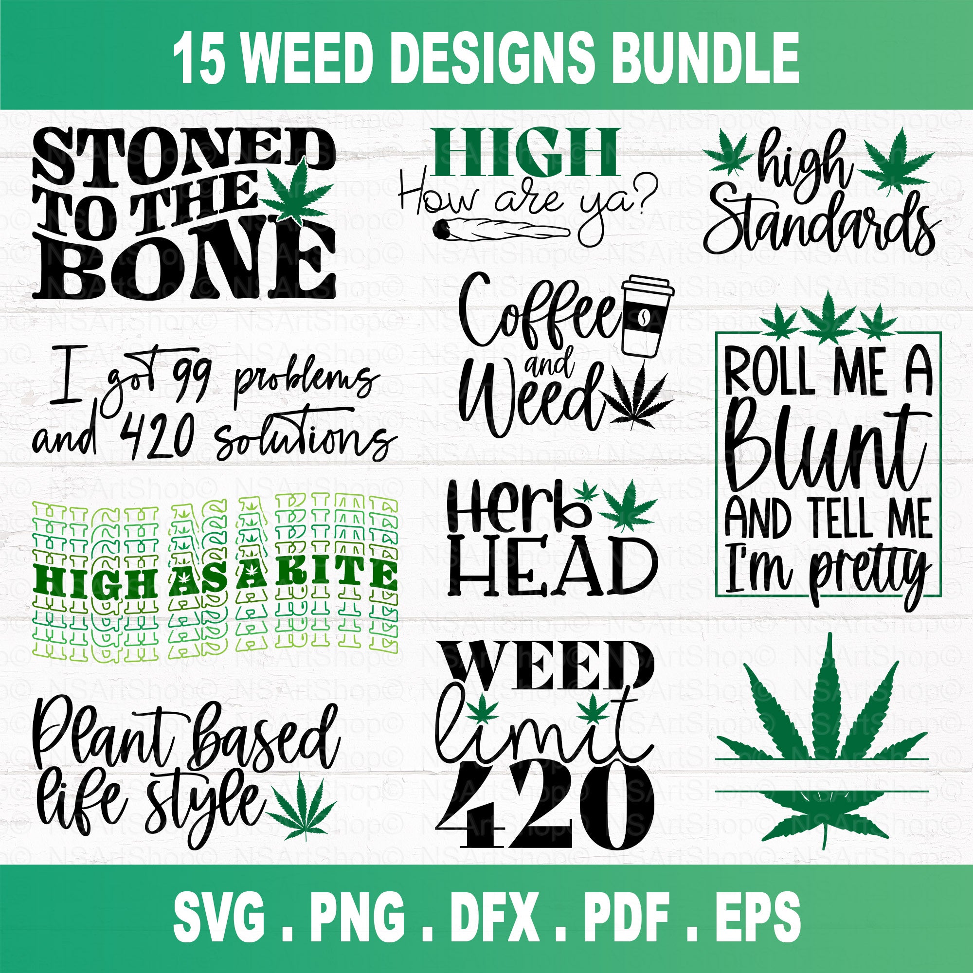 Weed SVG Bundle