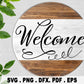 Round Welcome Sign SVG Bundle